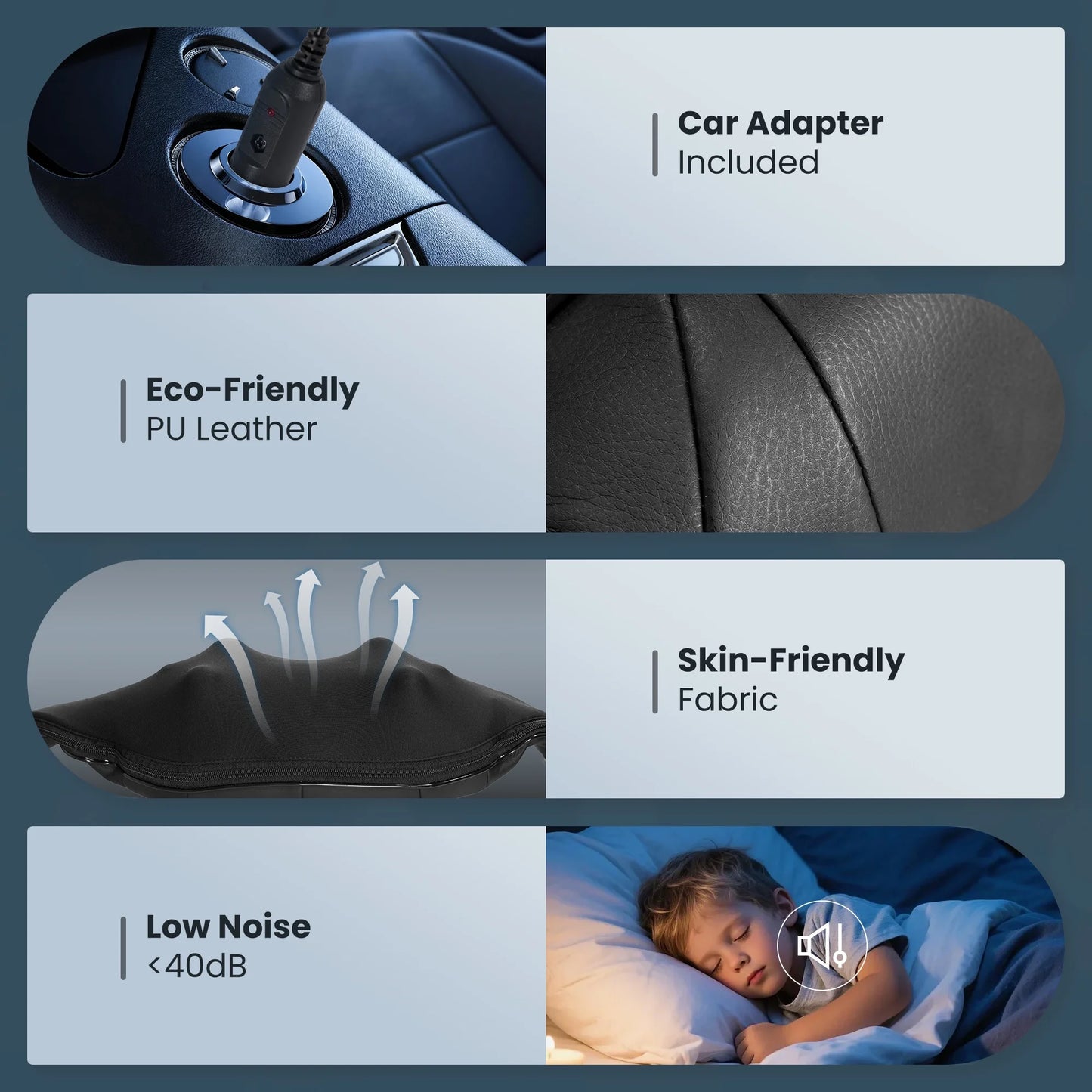 Neck and Shoulder Massager, Black