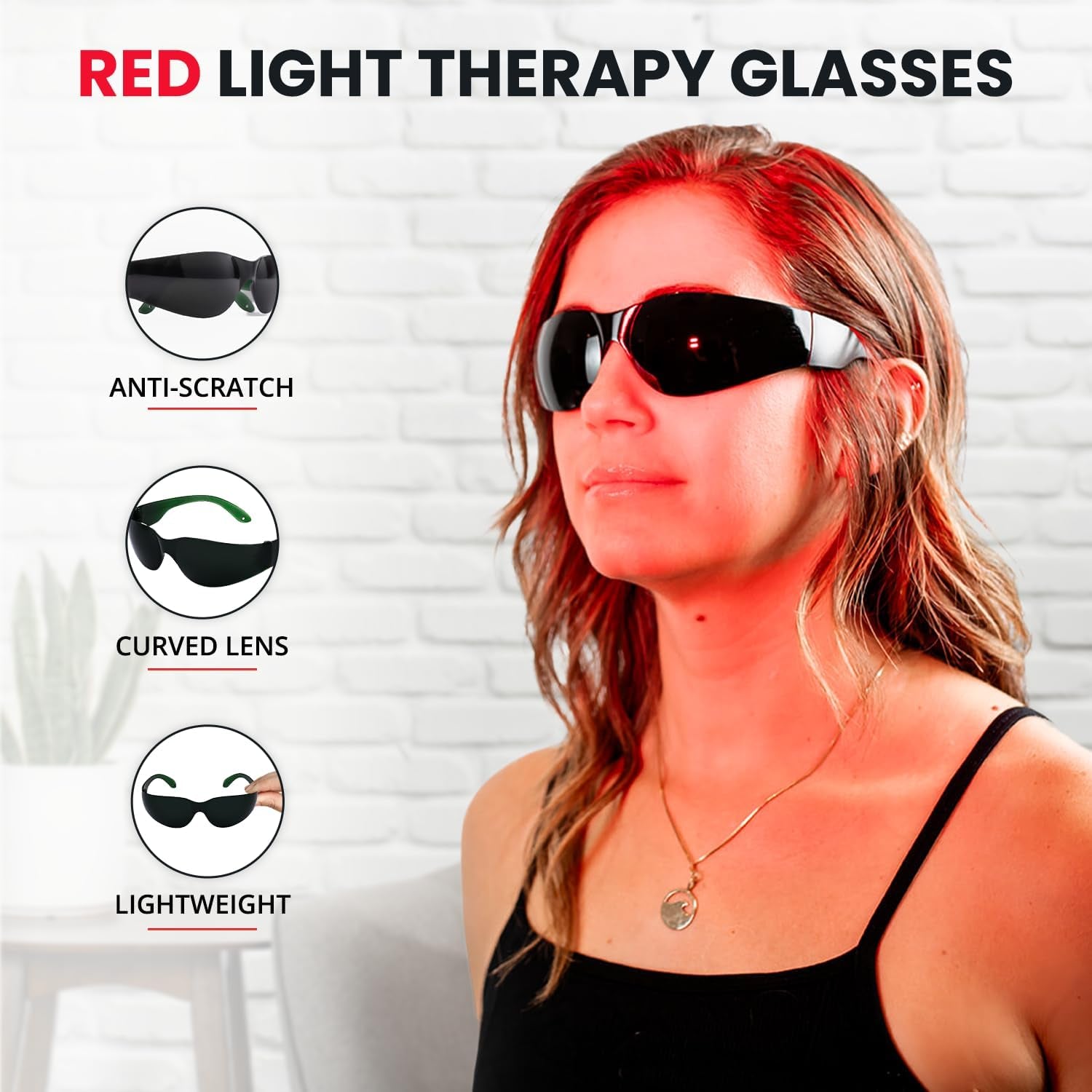 Eye Protection for Red Light (600nm-900nm) - Goggles