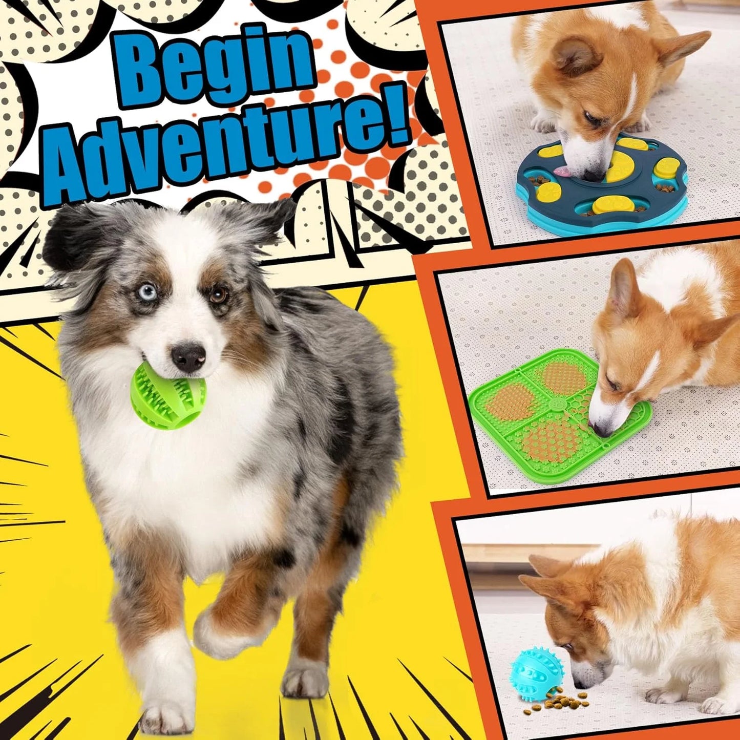 9 Pack Dog Puzzle Toy Set