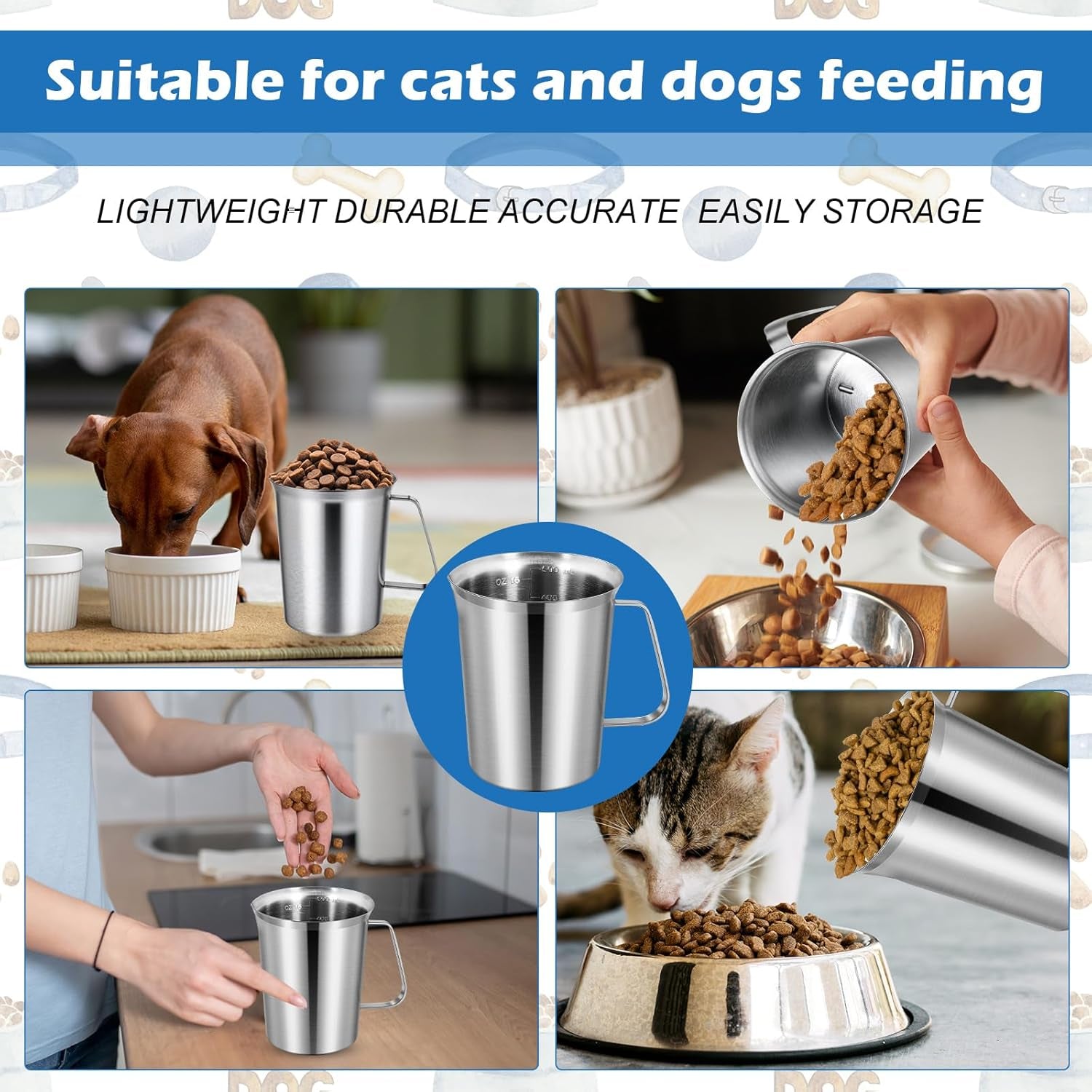 2Cup Dog Food Scoop 