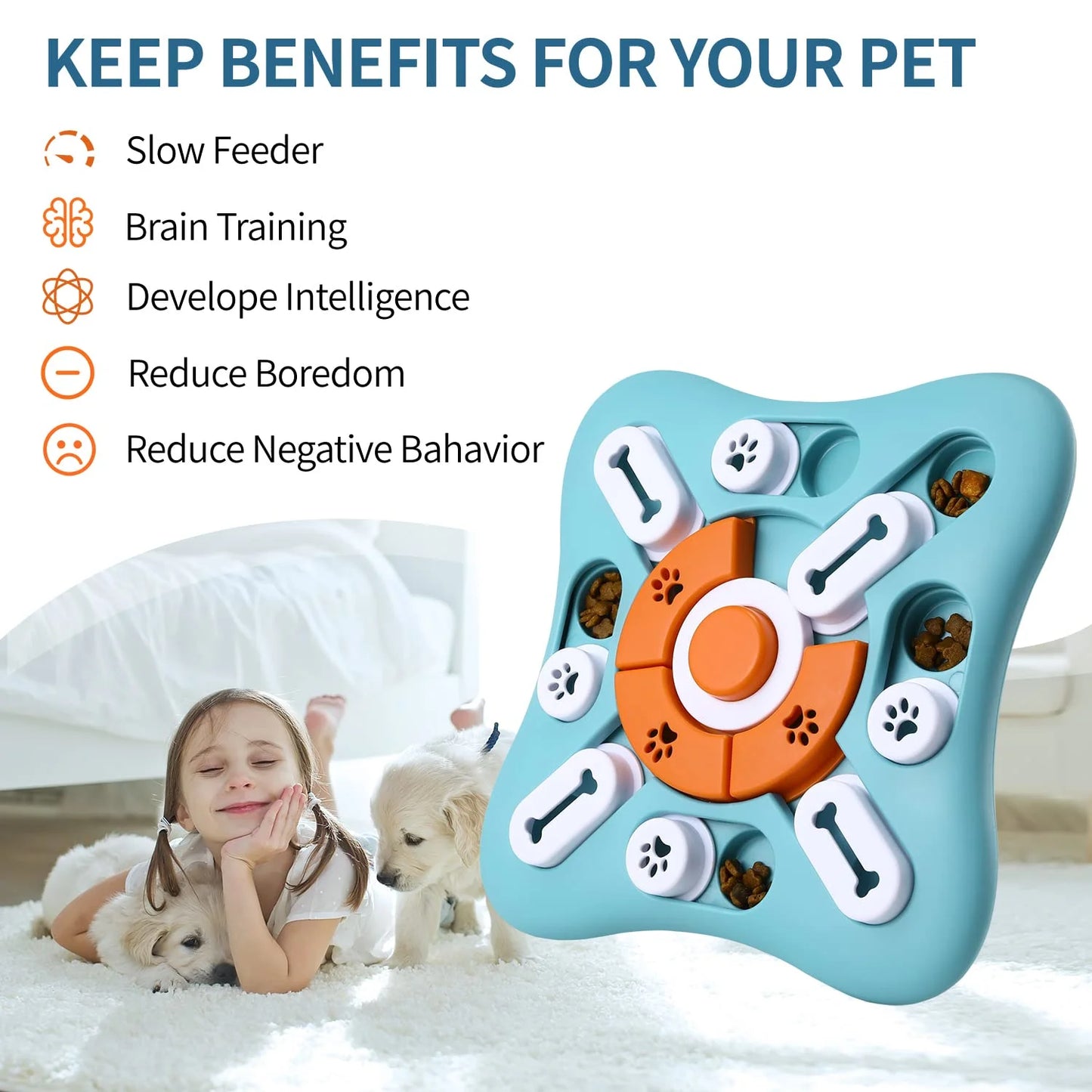 Puzzle Toys for Puppies, Cats, Dogs