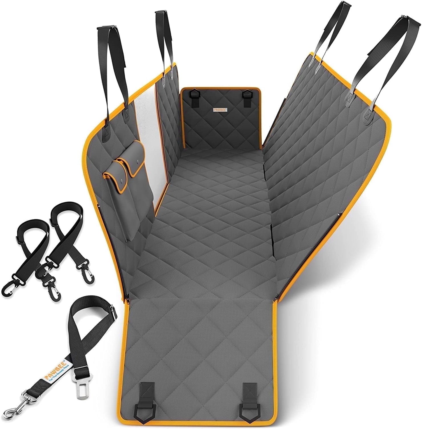 Dog Car Seat Cover, Waterproof & Nonslip Back Seat 