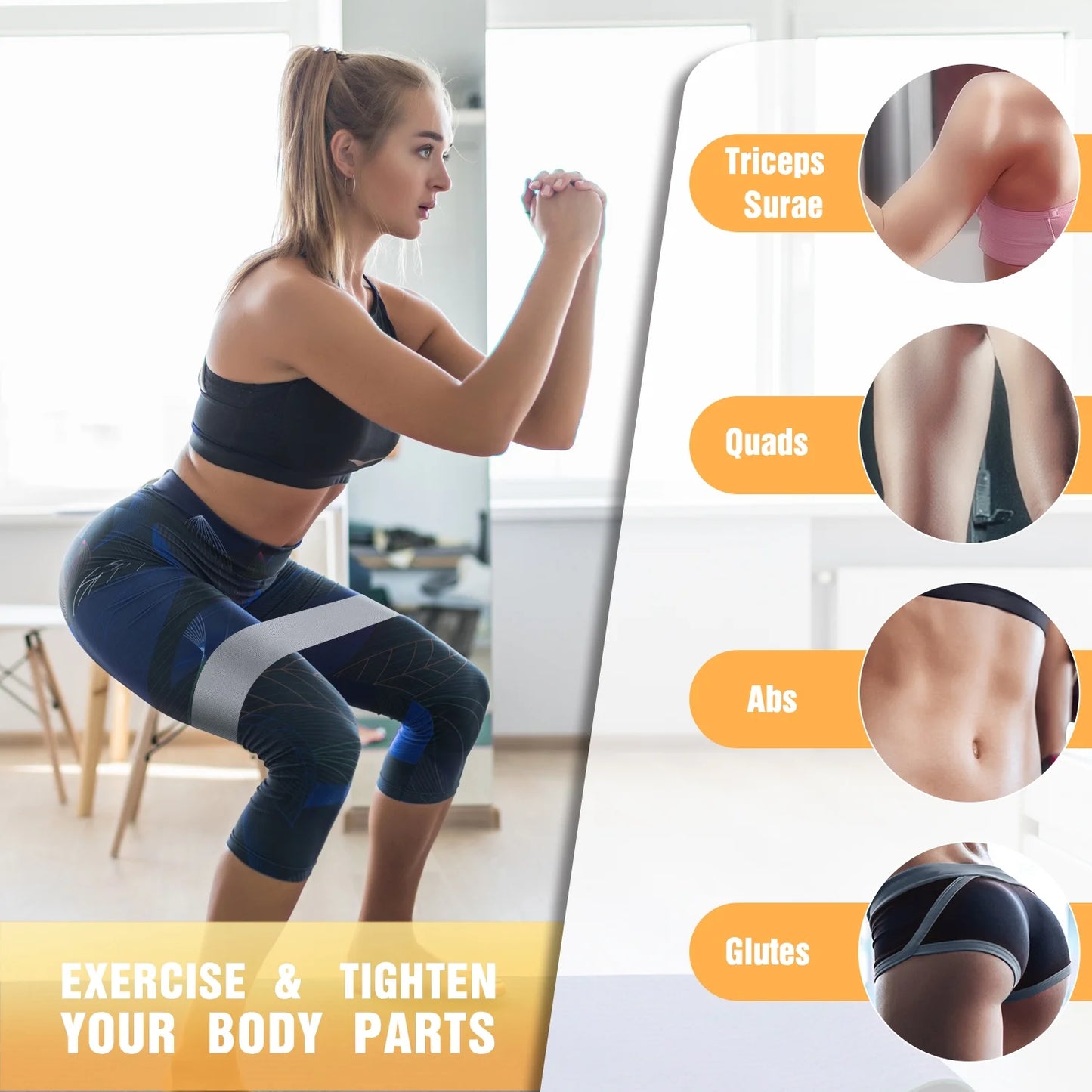 Resistance Bands for Legs and Butt Exercise Bands 