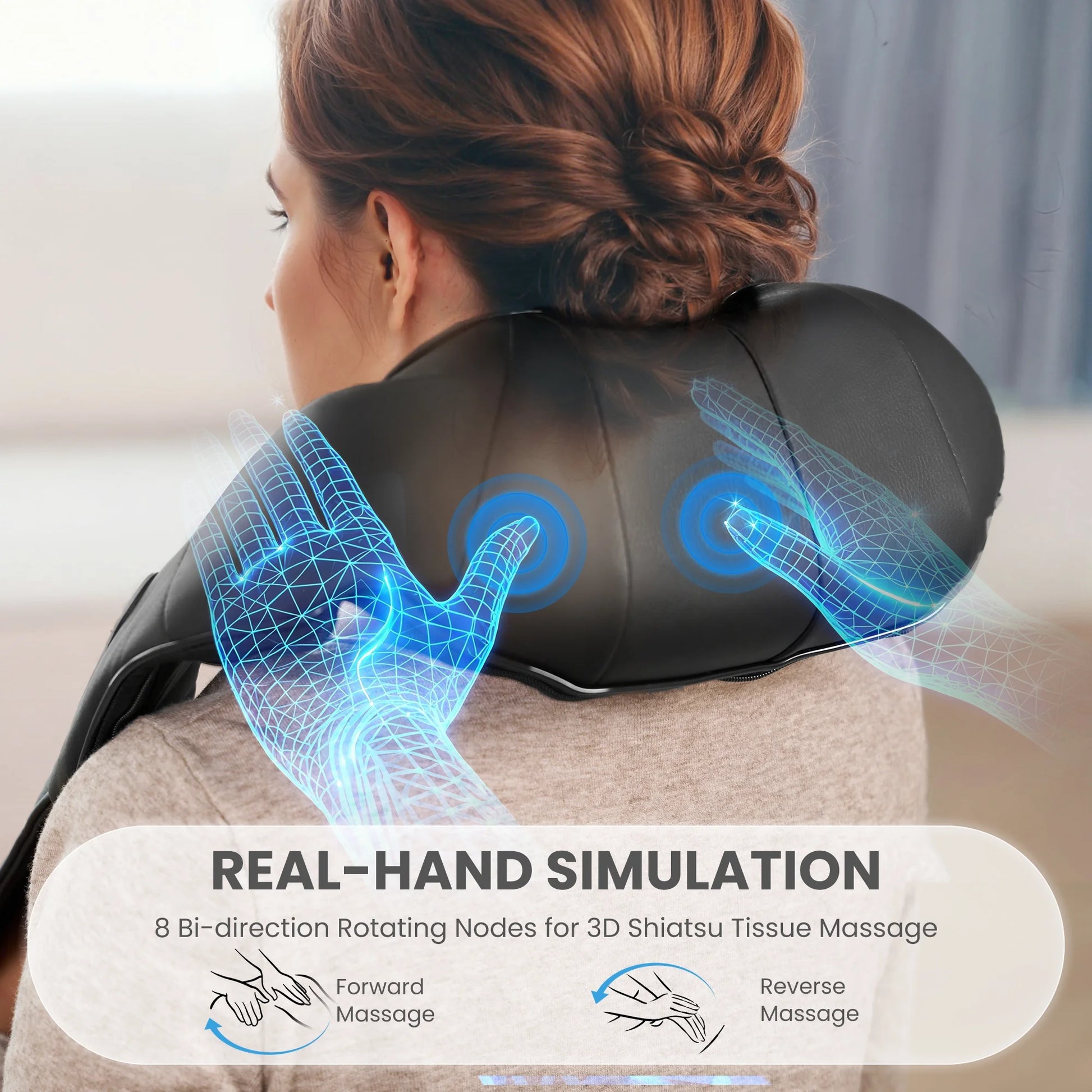 Neck and Shoulder Massager, Black