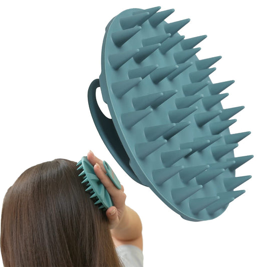 INNERNEED Scalp Massager Shampoo Brush (Dark Green)