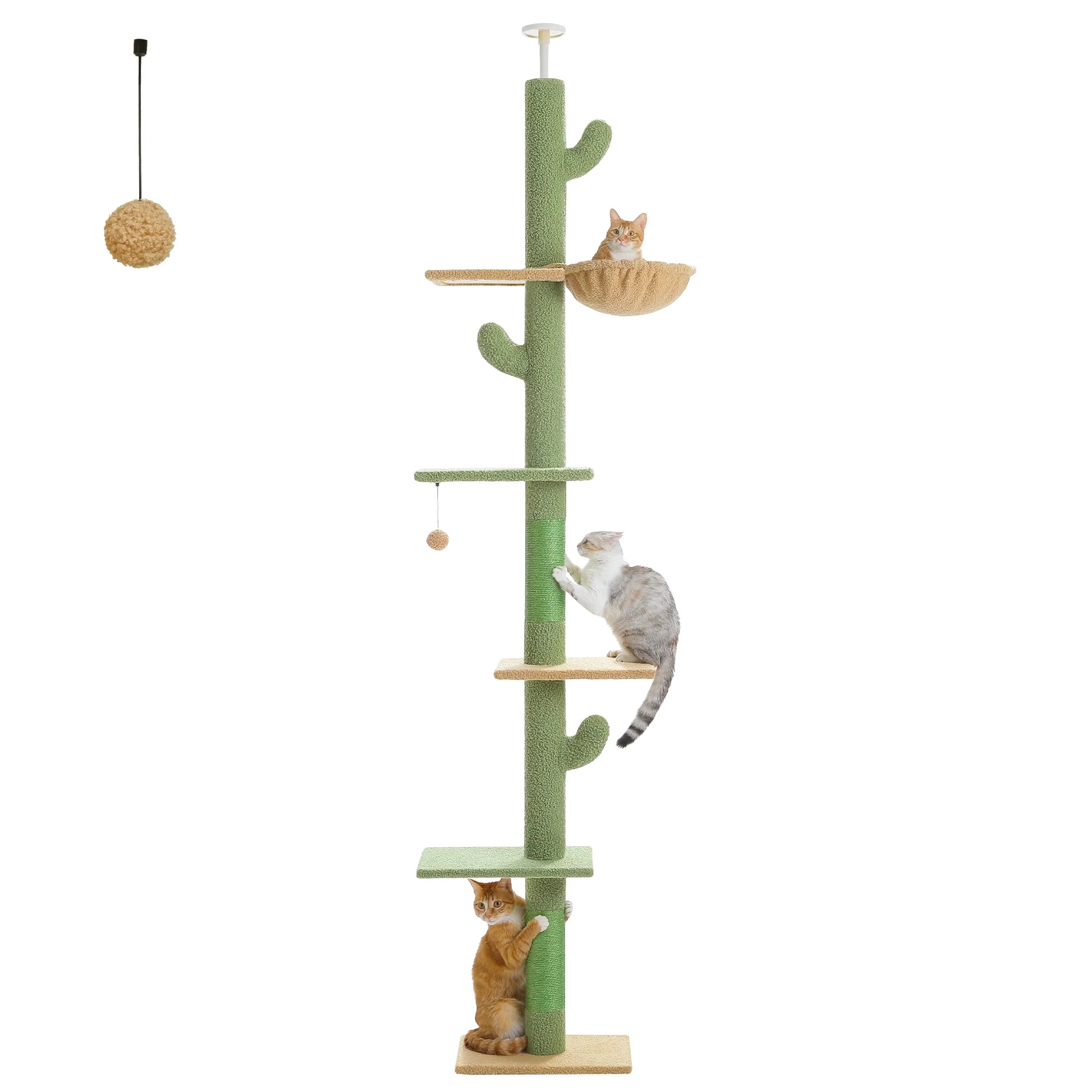 Floor to Ceiling Cat Tower 95-108" 