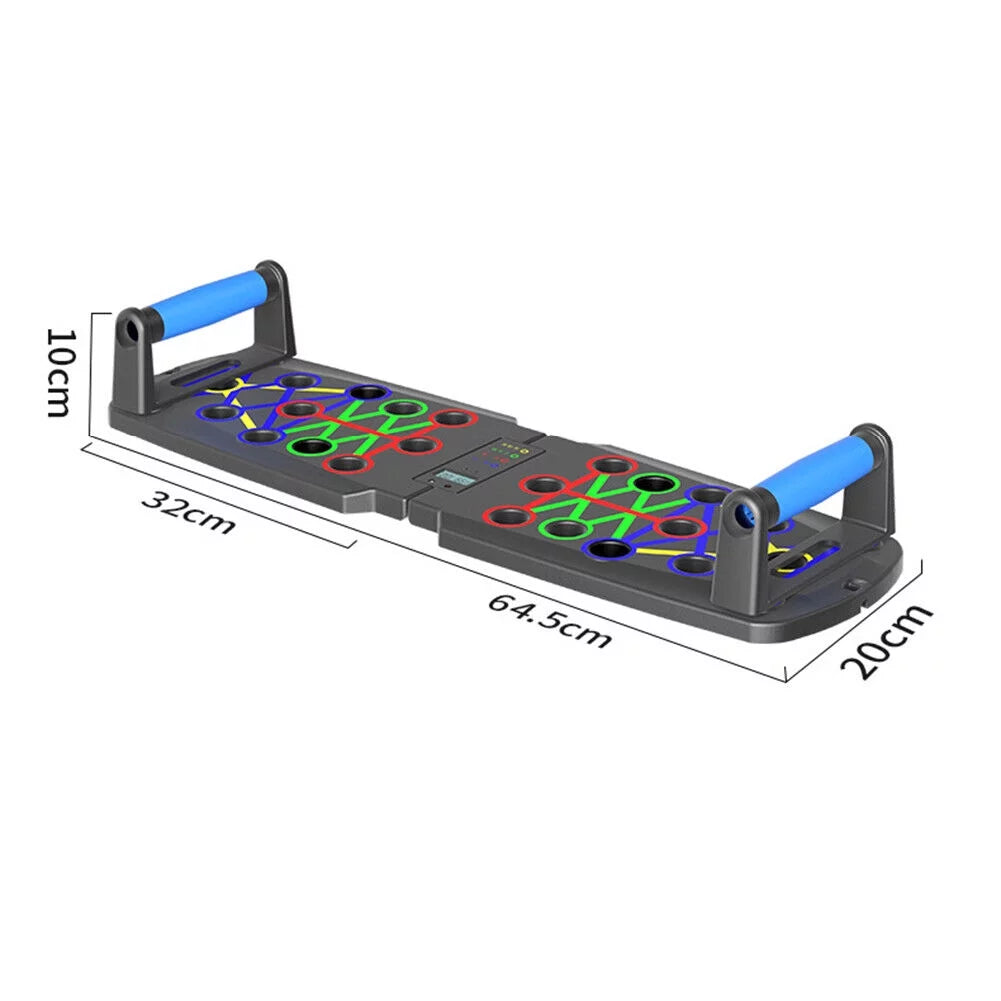The Professional Push-Up Board. Portable 10-in-1 