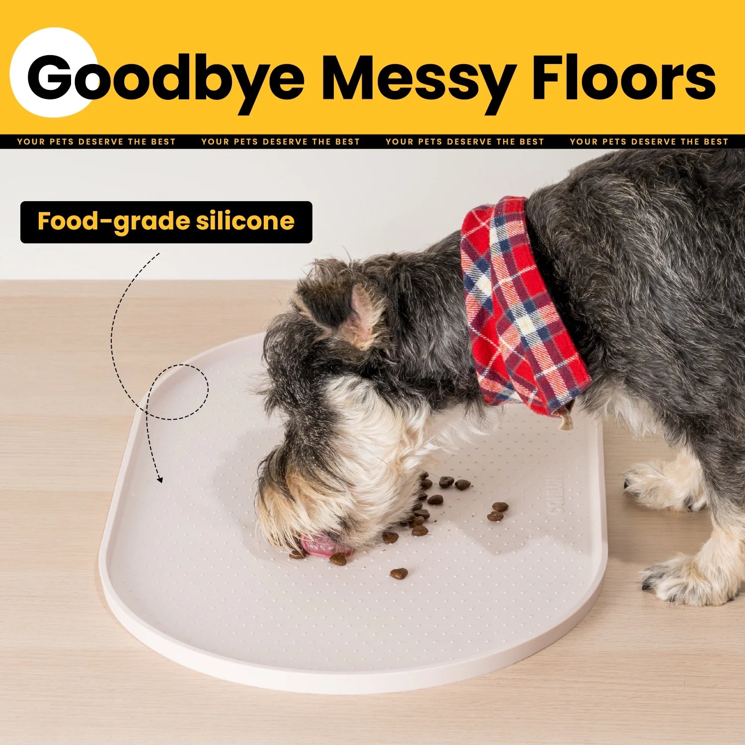 Dog Food Mat, 32"X20" 