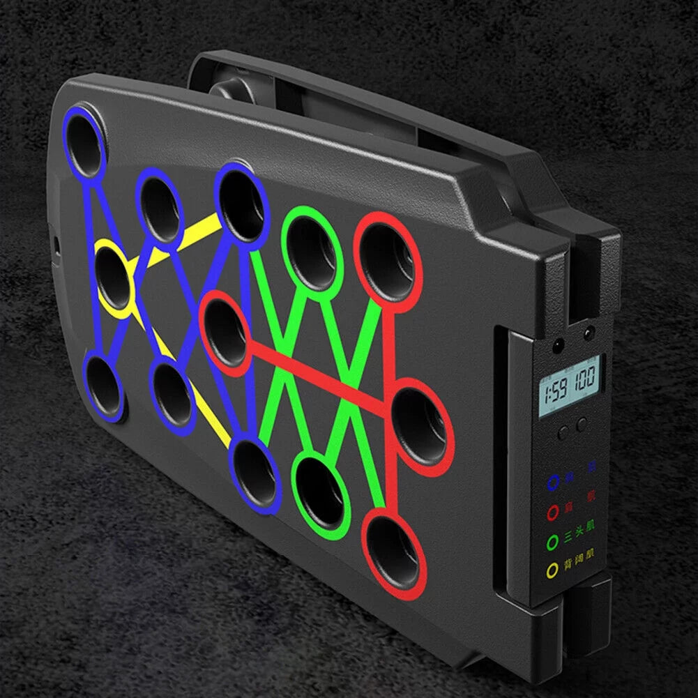 The Professional Push-Up Board. Portable 10-in-1 
