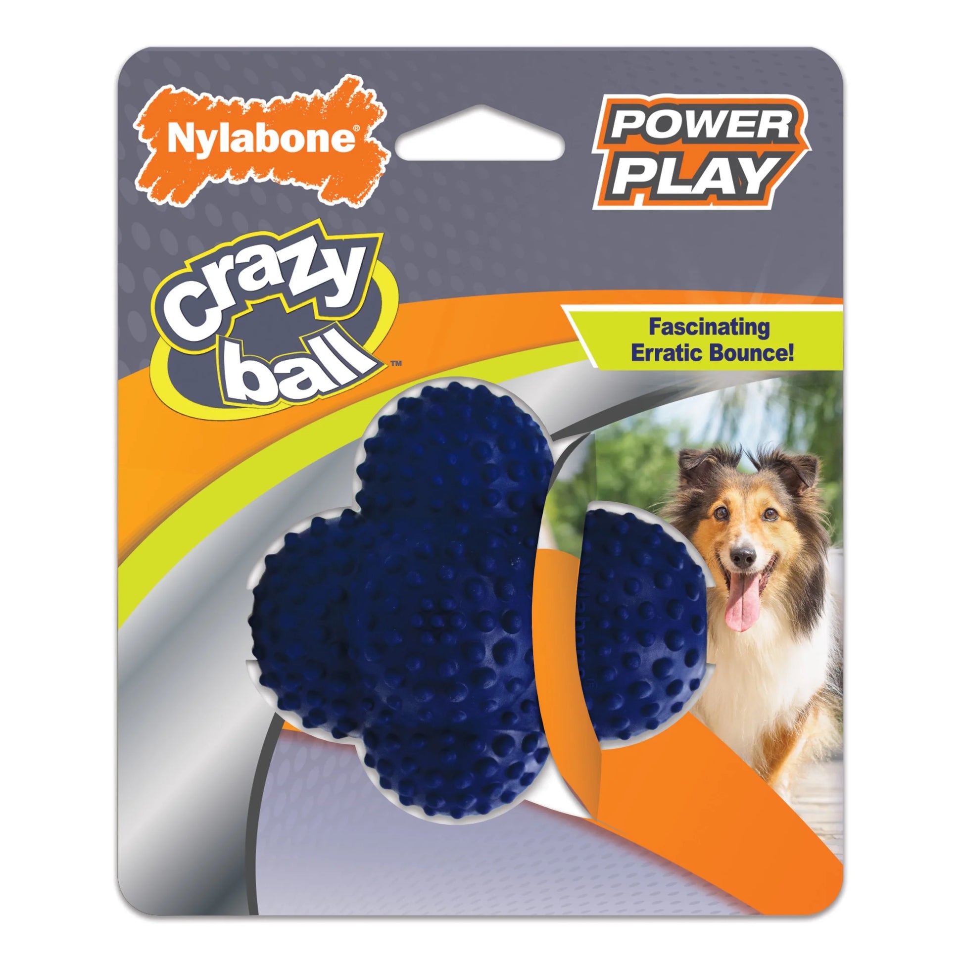 Power Play Crazy-Ball Dog Toy, Large