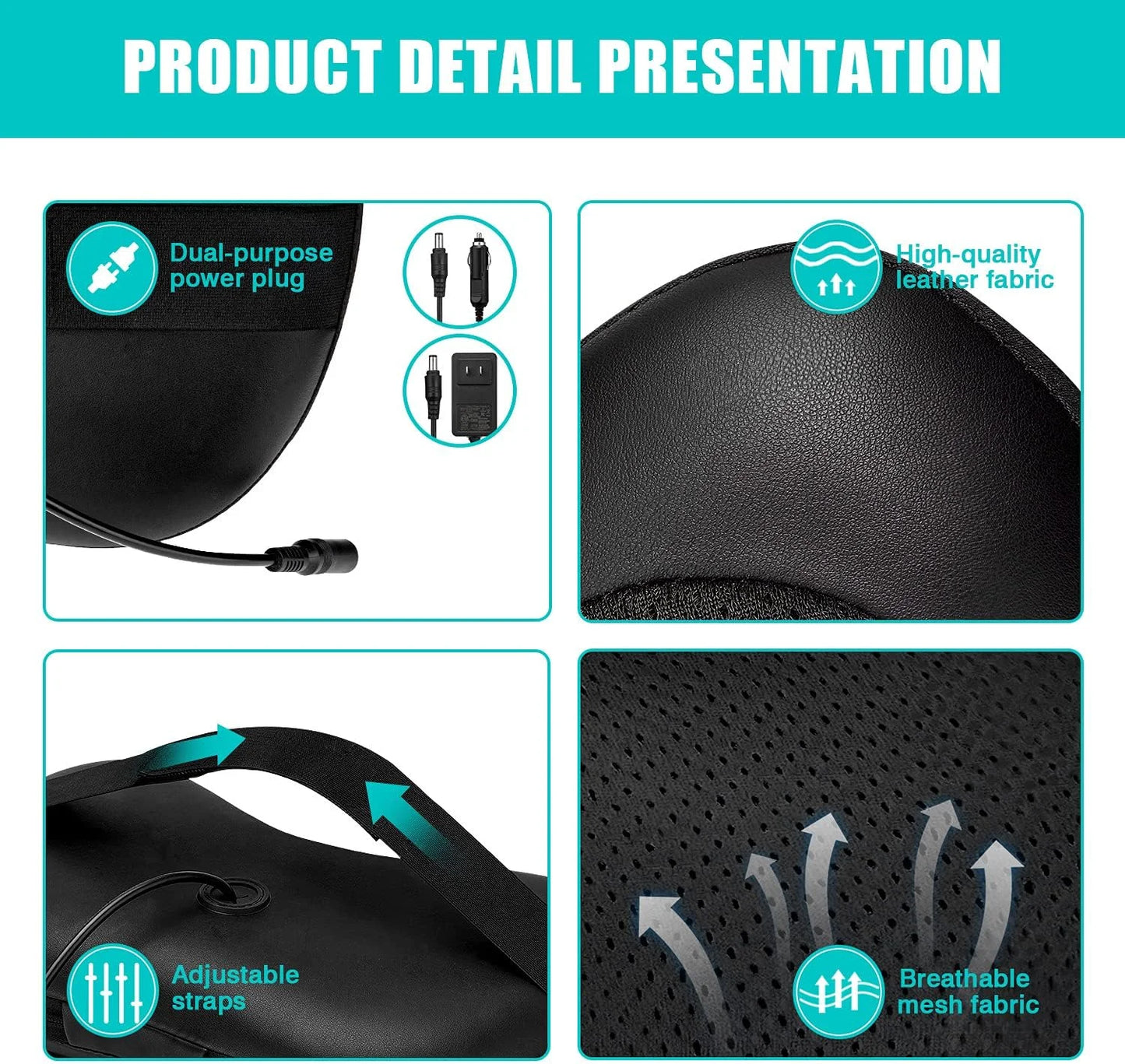 Shiatsu Back and Neck Massager with Heat.
