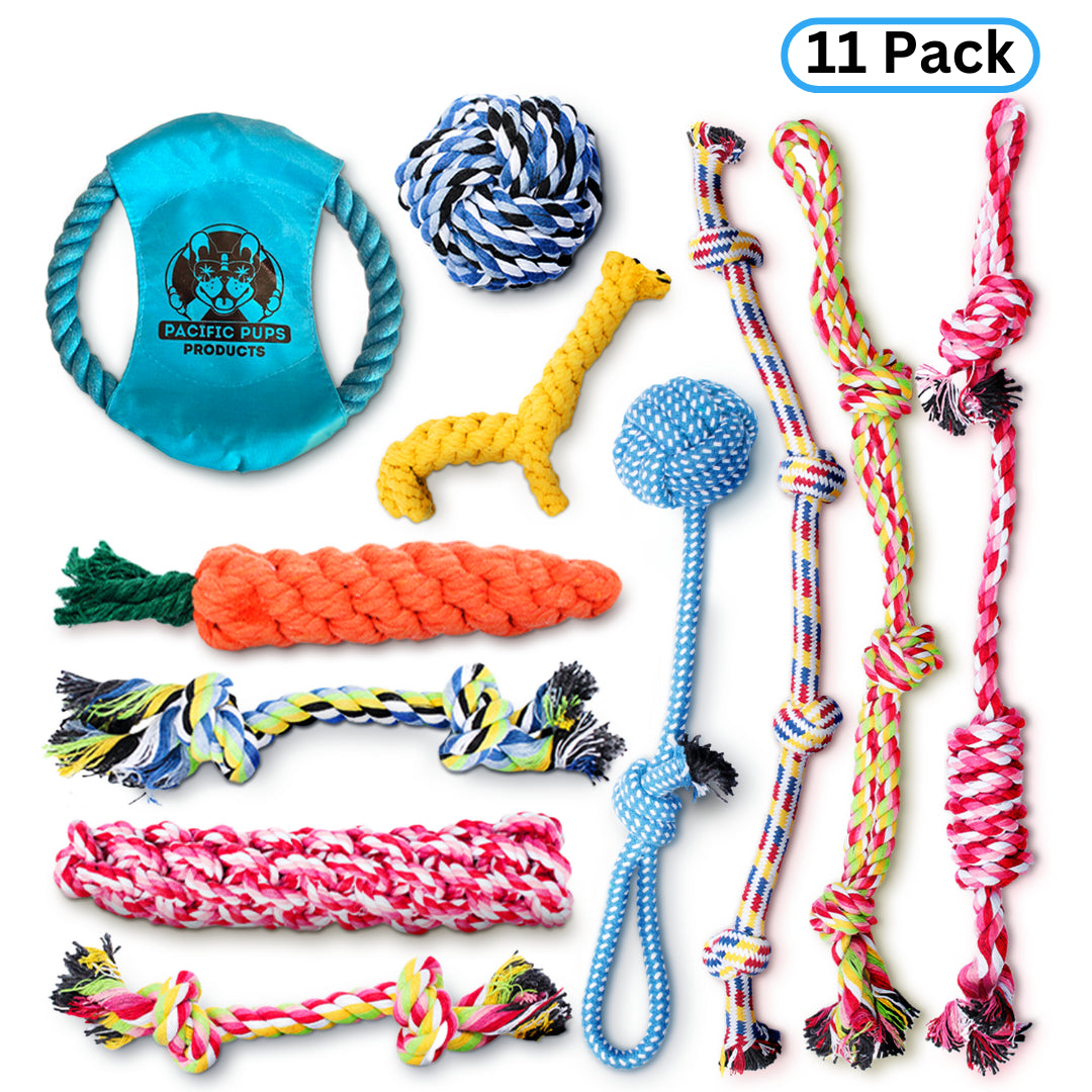 Dog Toy Pack of 11 Puppy Teething Toys