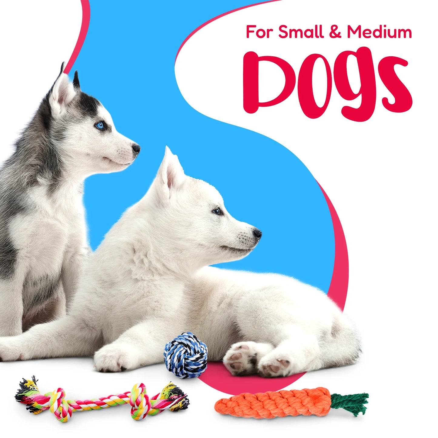 Dog Toy Pack of 11 Puppy Teething Toys