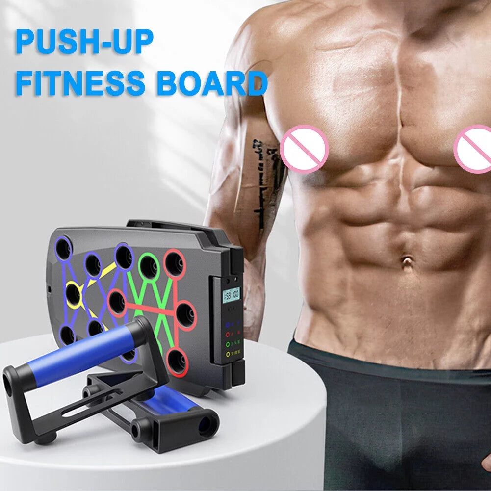 The Professional Push-Up Board. Portable 10-in-1 