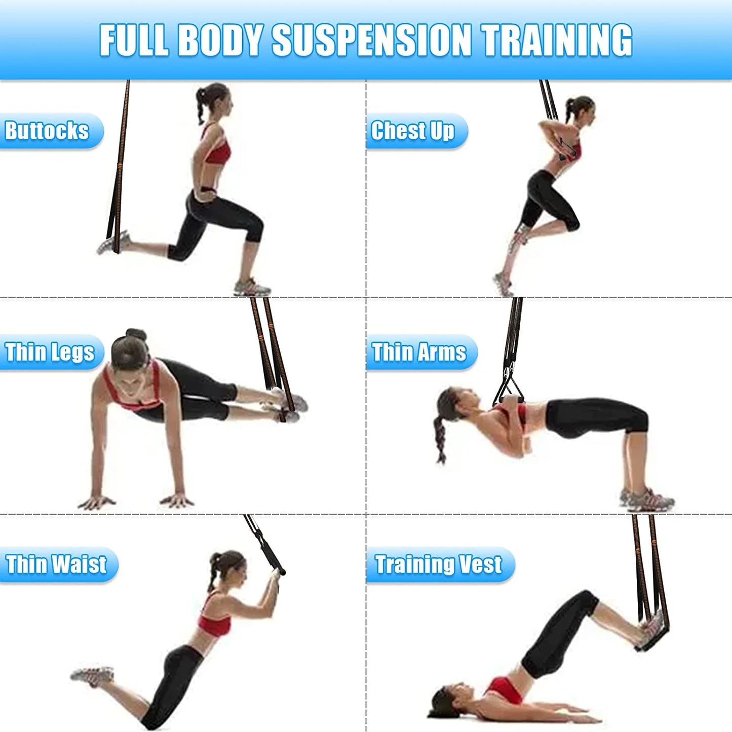 Nylon Door Anchor Strap for Resistance Exercise, Resistance Bands  Portable Home Gym.Punching-Free