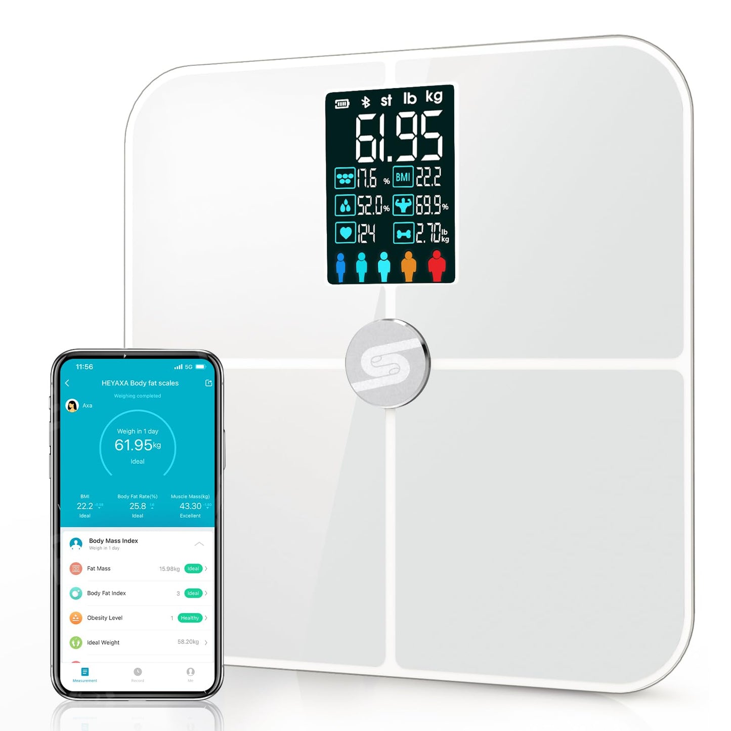 HEYAXA Smart Body Weight Scale