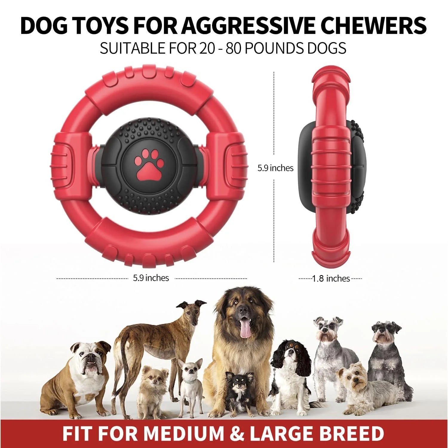 Extreme Tough Dog Chew Toys for Aggressive Chewers.