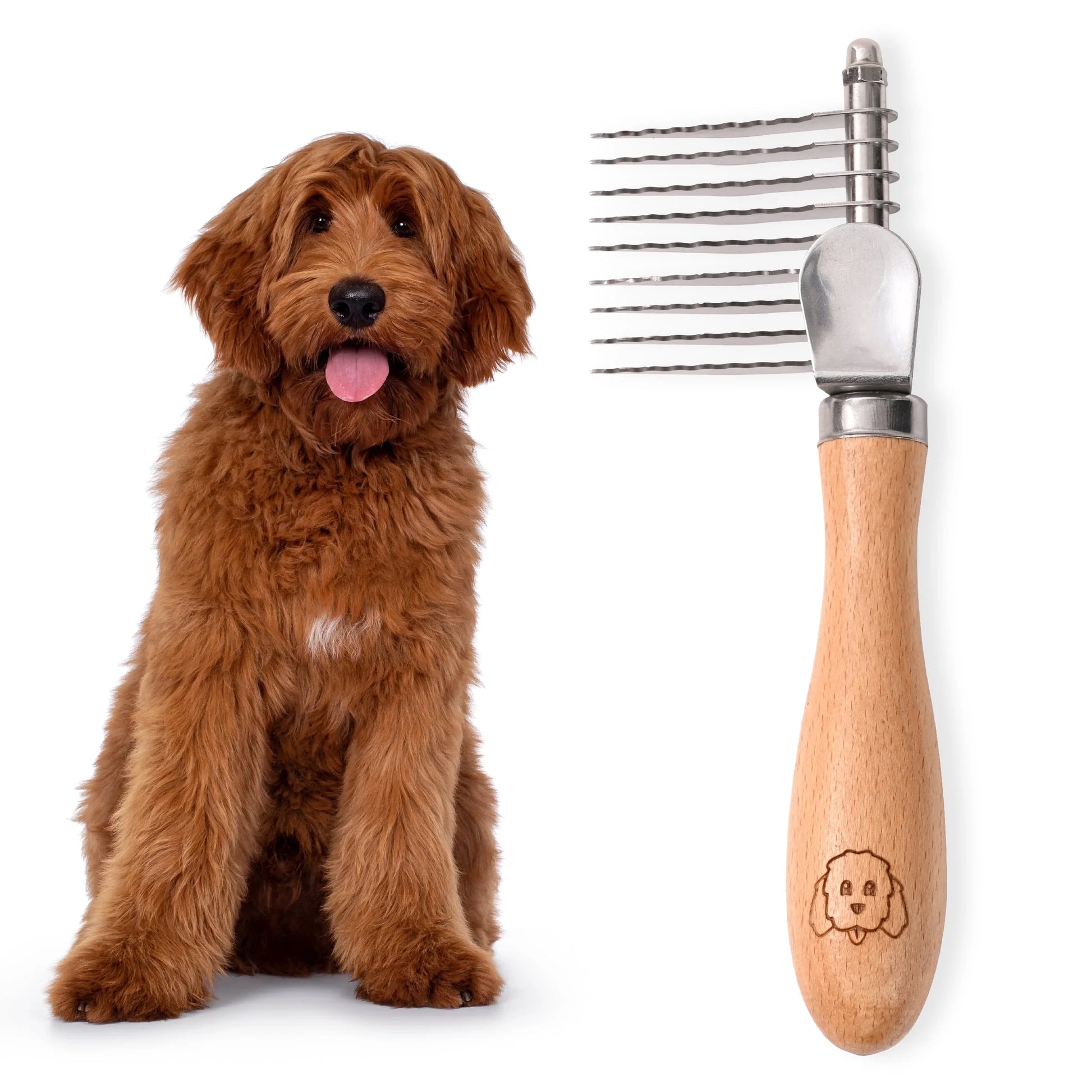 Dog Dematting Rake Comb, Small
