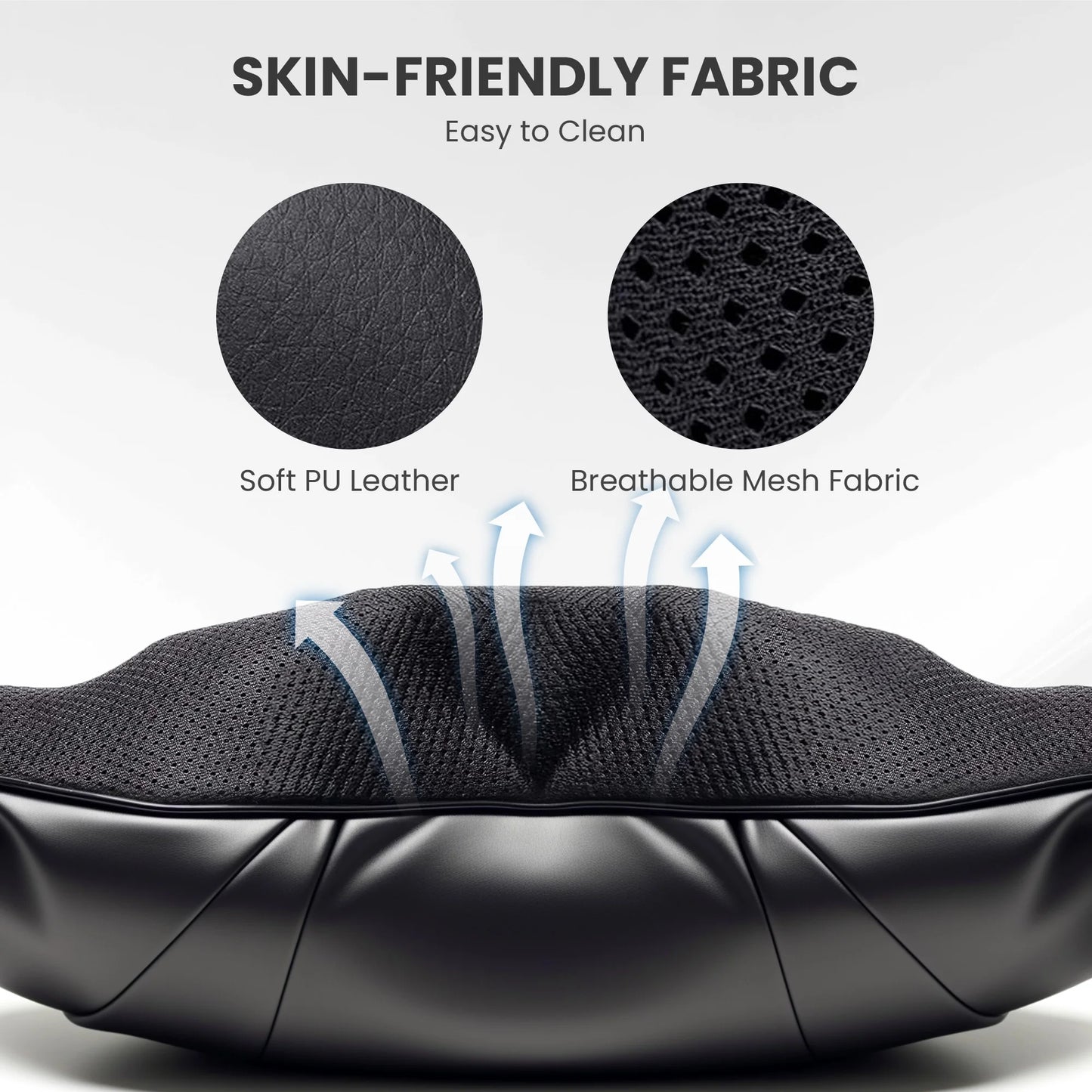 4D Shiatsu Cordless Neck Back Massager with Heat