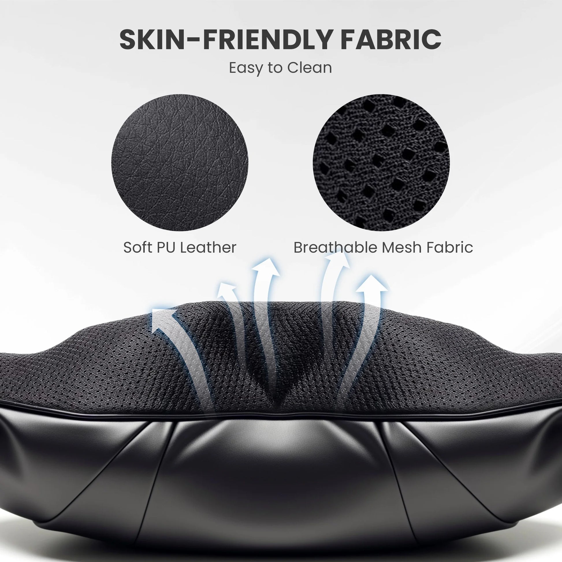 4D Shiatsu Cordless Neck Back Massager with Heat