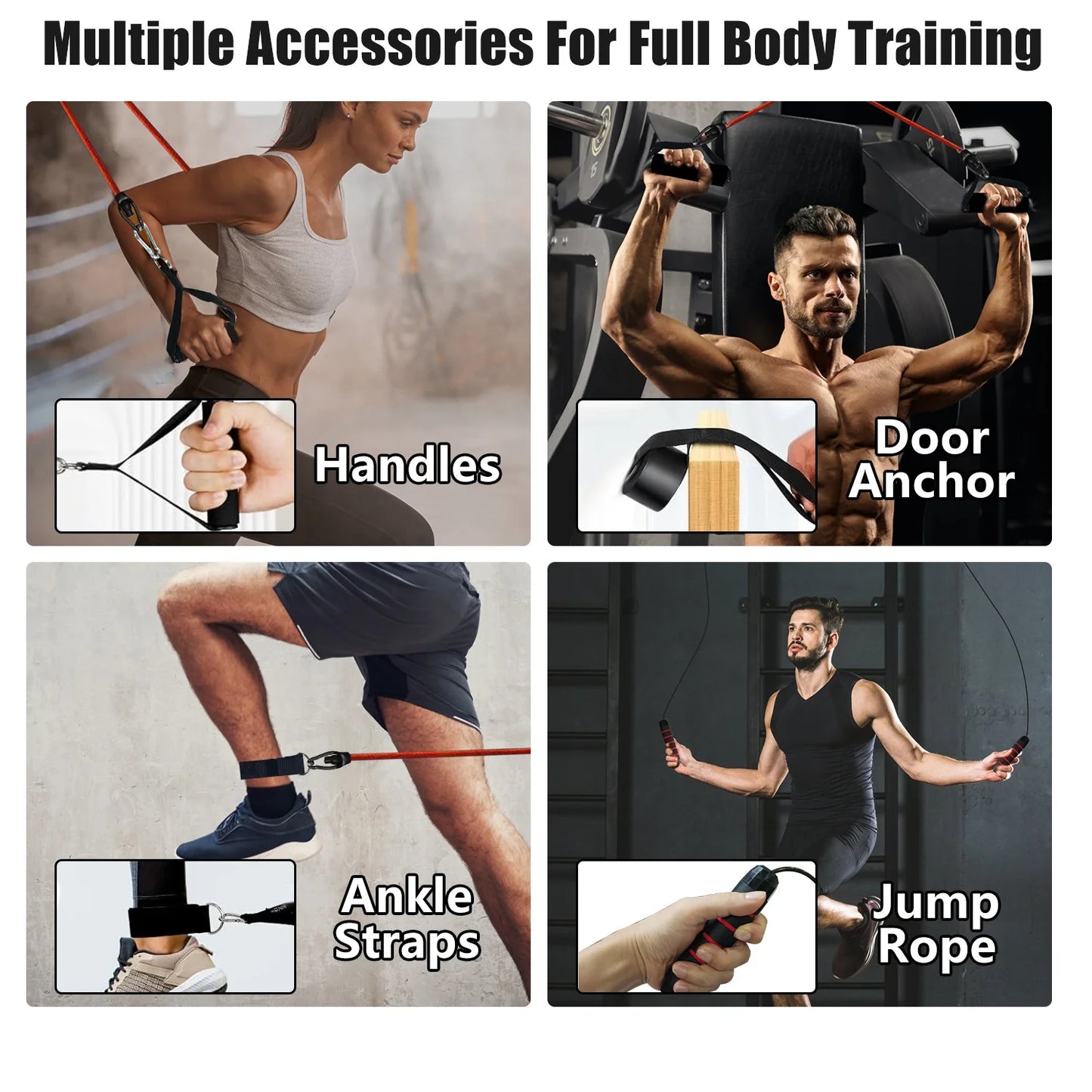 Multifunctional Push-Up Board for Home - Black