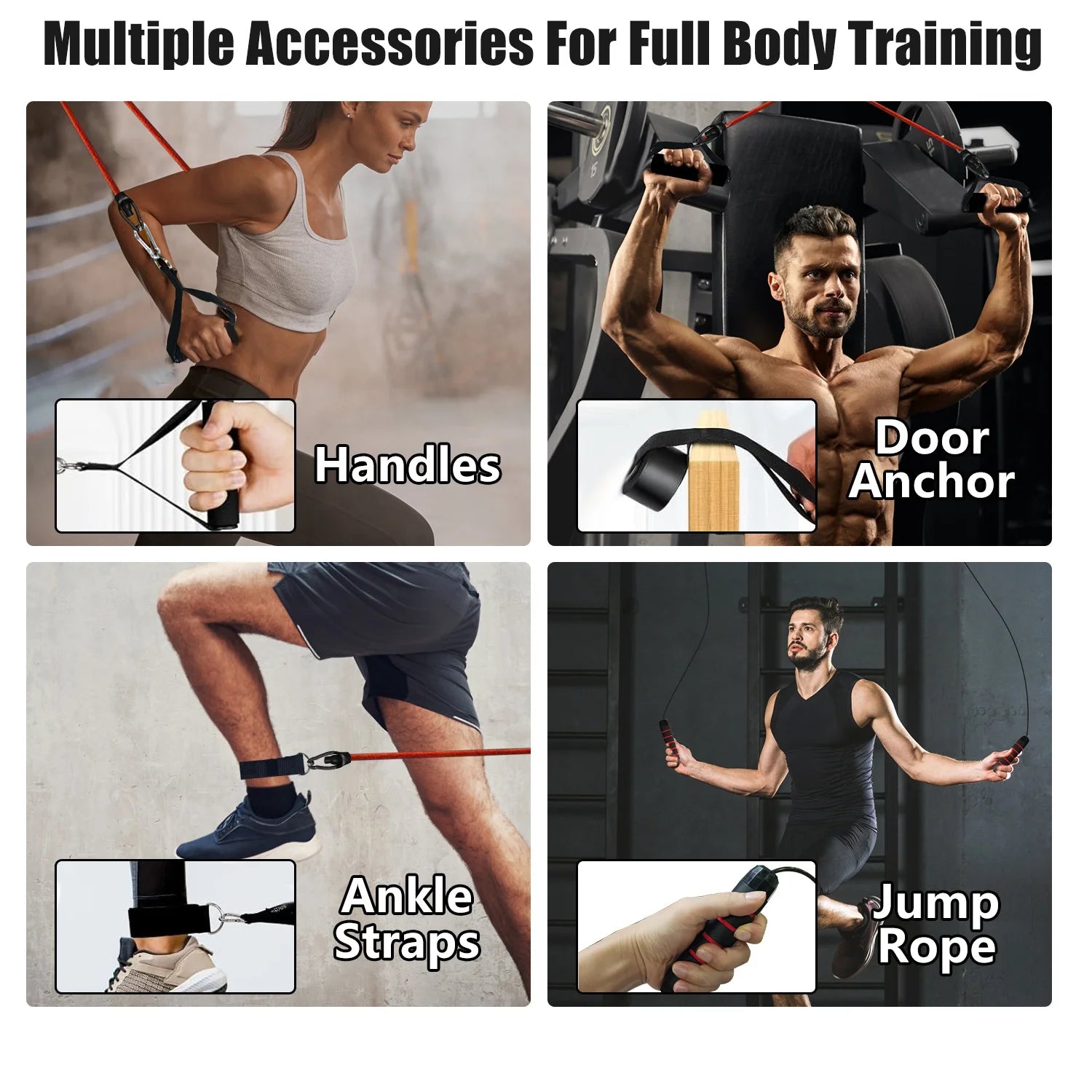 Multifunctional Push-Up Board for Home - Black