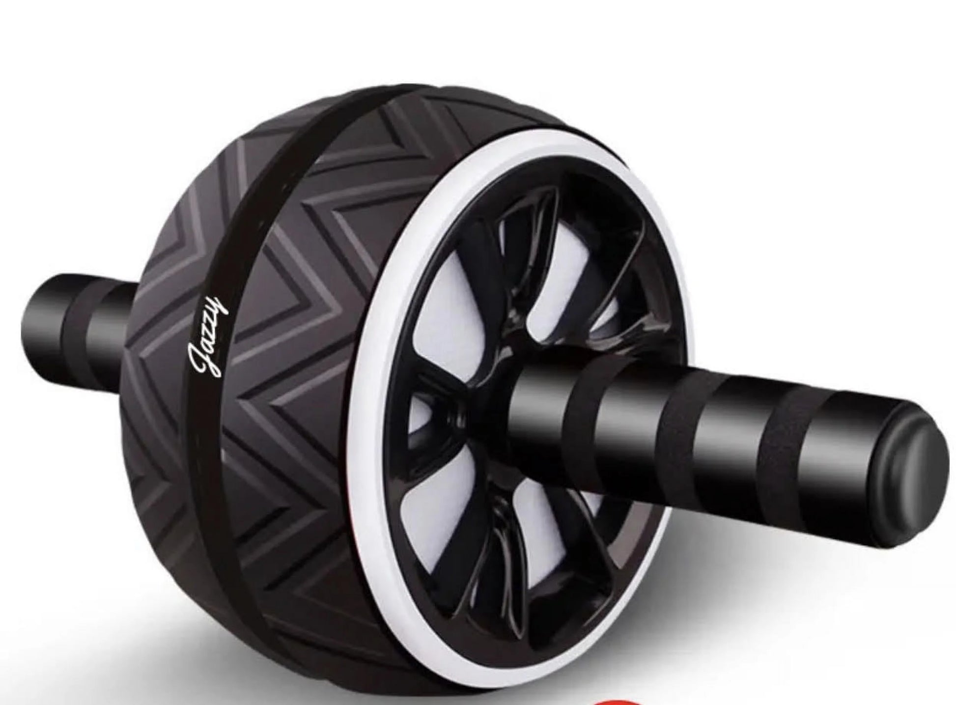 Ab Wheel Workout Equipment Kit with Resistance Bands - Black