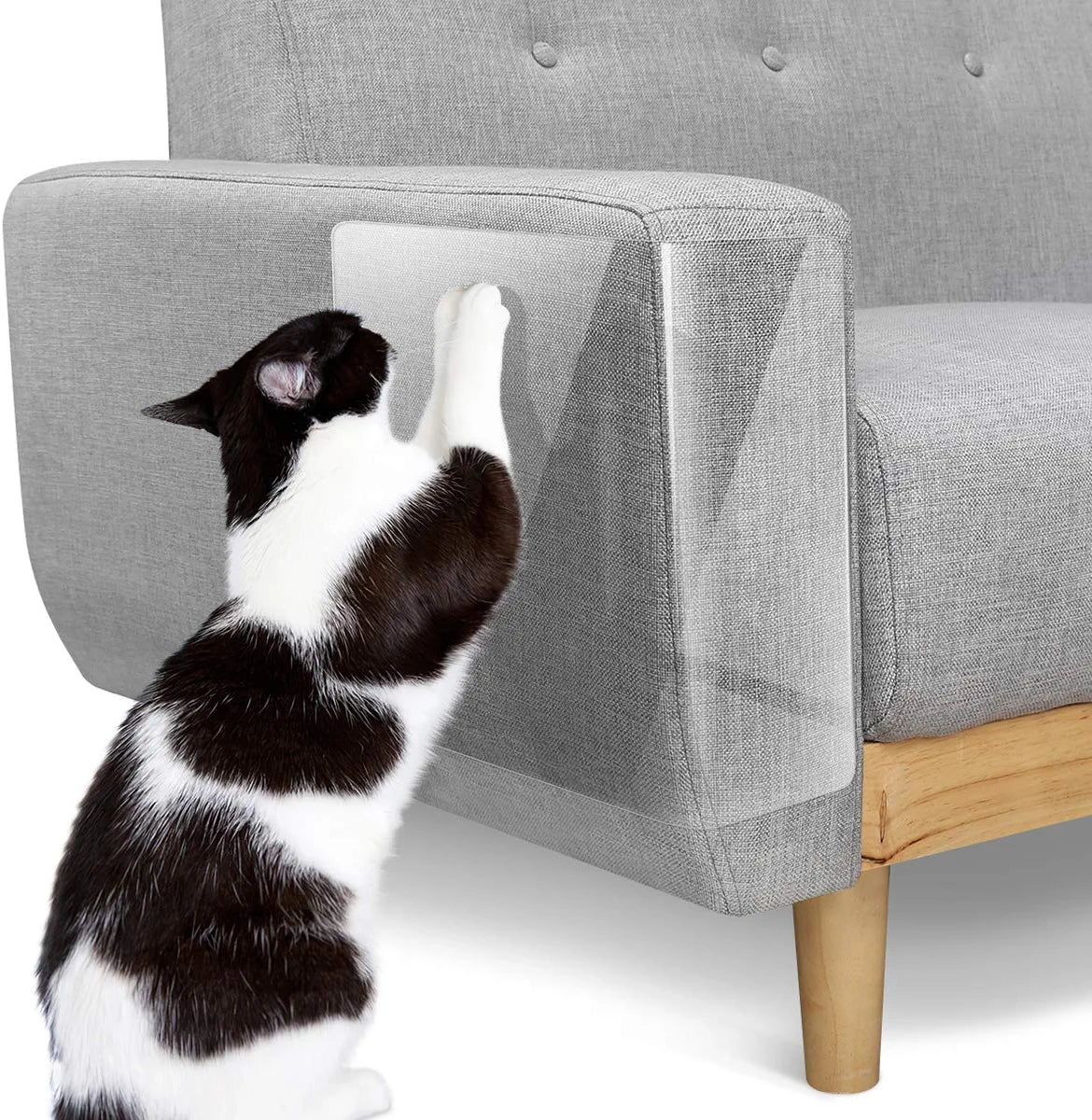 Cat Scratch Furniture Protector Tape, White