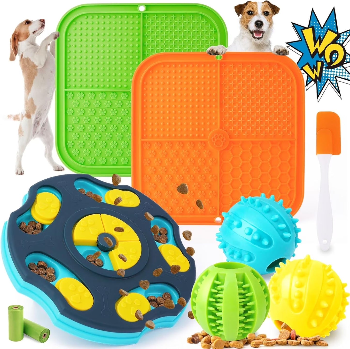 9 Pack Dog Puzzle Toy Set