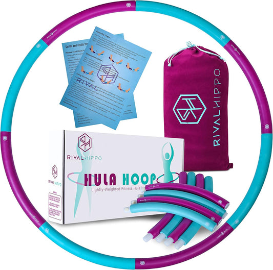 Detachable and Adjustable Weighted Hula Hoop for Adult 