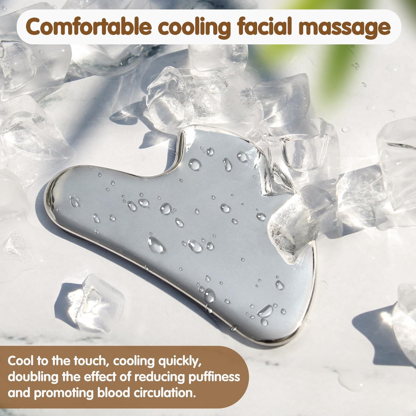 Flagest Stainless Steel Gua Sha Facial Tools 