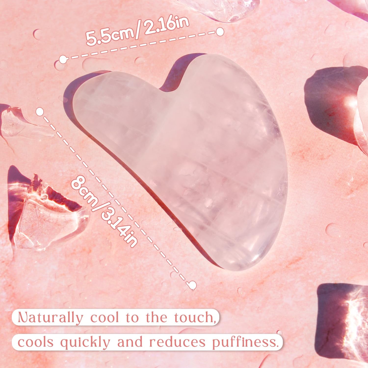 Flagest Stainless Steel Gua Sha Facial Tools 