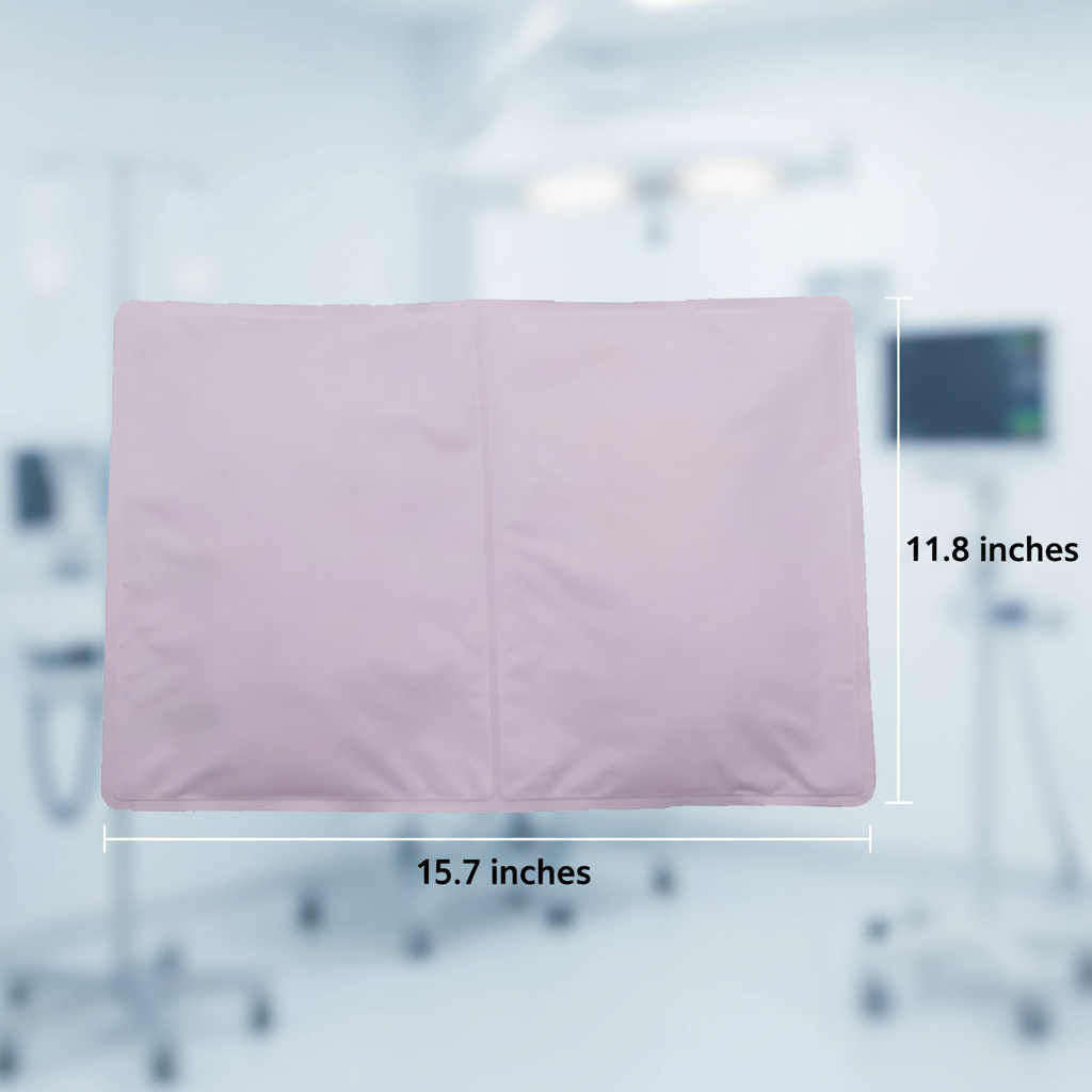 Gel Ice Pack with Measurements – Medical Background