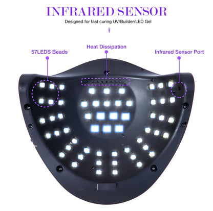 Nail Dryer LED Lamp UV Light Polish Gel Curing Machine Electric Manicure