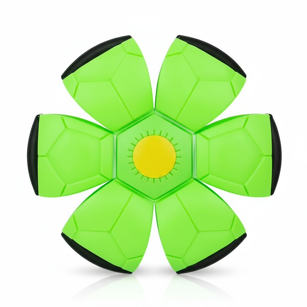 Green flying disc