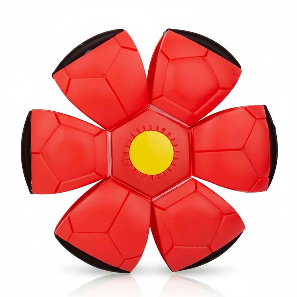 Red flying disc